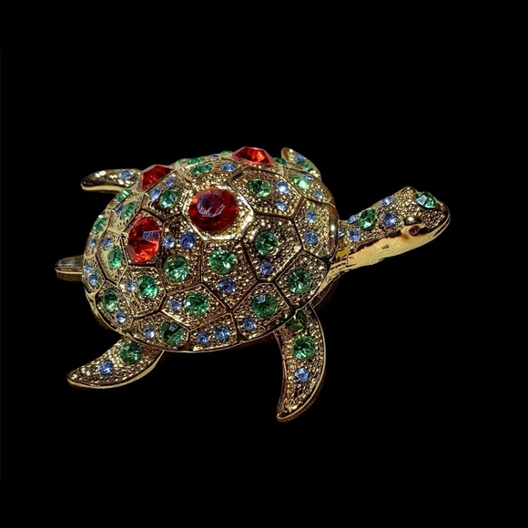 Sea turtle trinket box - Picture 3 of 7